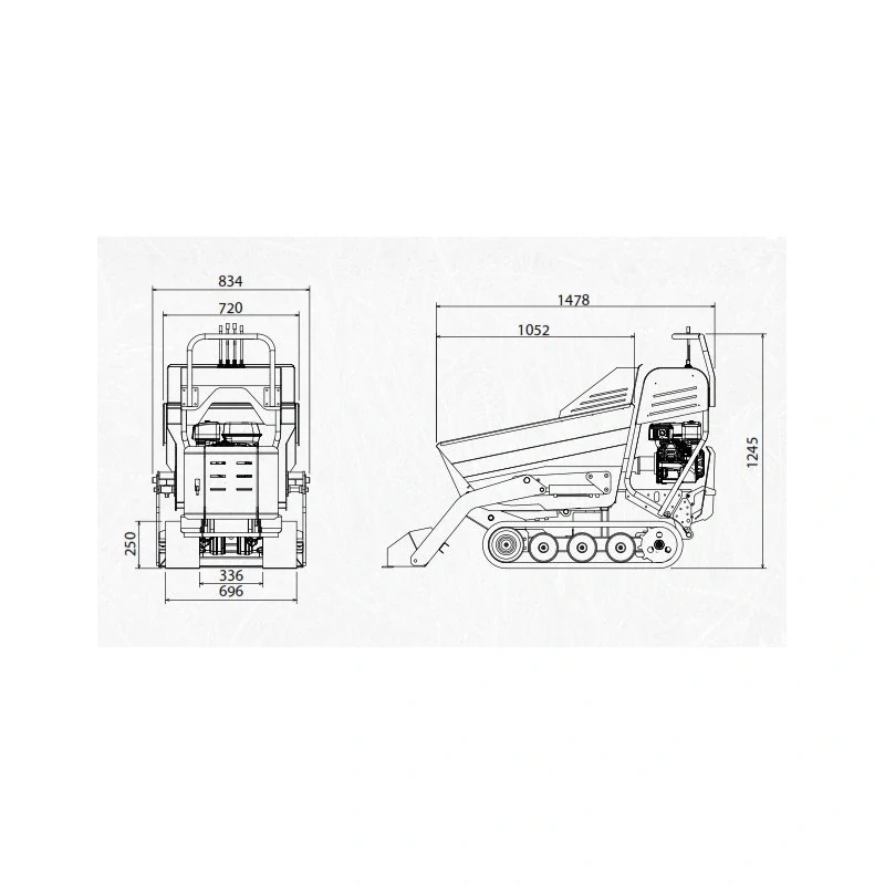 Profi minidumper Lumag VH500 PRO GX