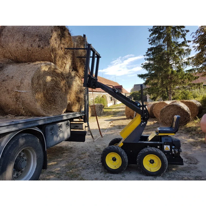 Mini nakladač TUR N520 14 HP elektrický štartér Briggs & Stratton