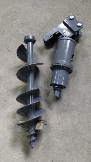 Zemný hydraulický vrták hlava + vrták