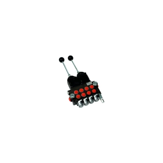 Hydraulický rozvádzač 4 cestný 2 joysticky s dvojitým efektom-40L-250-barov